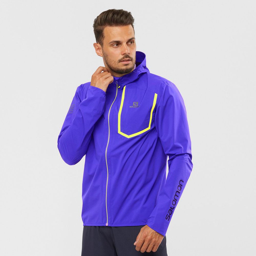 Salomon Bonatti Pro Waterproof Dublin Ireland Mens Jackets Blue